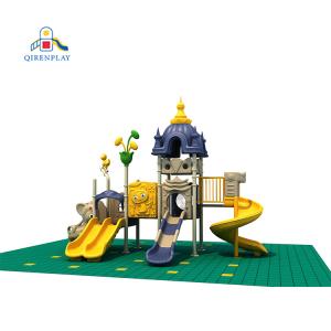 Hot sale Kids outdoor play garden toys plastic backyard playground slides kids outdoor slide