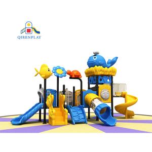 Customized Plastic children playhouse slide School  Outdoor Park child used kids slides playground