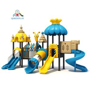 2023 New Design Outdoor Playground Equipment Preschool School Park Media Size Children Slide