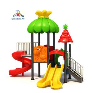 High quality children playground equipment outdoor garden playground for kids Commercial Children Amusement Park Plastic Slide