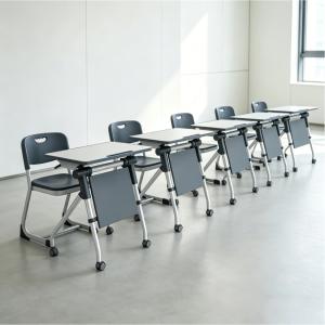 Adjustable Foldable Kids Study Desk and Chair Set for School Classroom Home Learning Ergonomic Student Writing Table