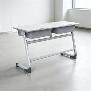 Factory Price Double School Desk and Chair Set with Adjustable Height Study Table Bench for Primary Middle High Schools