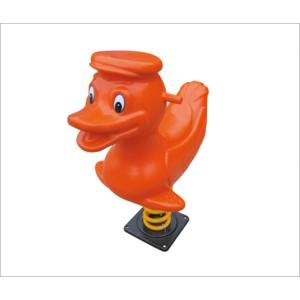 High quality amusement parks kids plastic rider spring rocking horse children play toys children play item