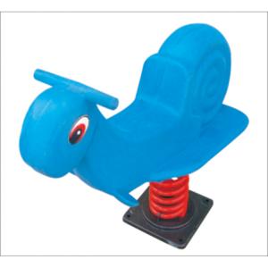 Latest design amusement parks kids plastic rider spring rocking horse children outdoor playground play park toys
