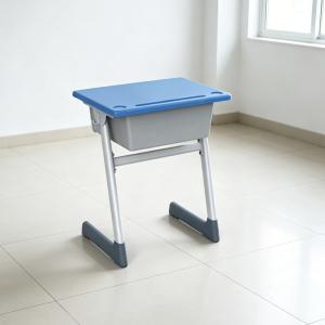 Original Design Student Desk and Chair Set with Durable Metal Frame Adjustable Height Ergonomic Seat Classroom