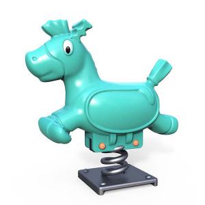 High quality toys amusement parks plastic rocking horse kids rider Children Playground Spring Riders