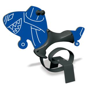 Best selling colorful baby doll spring hanging rocking horse toys Playground Equipment Spring Riders for kids