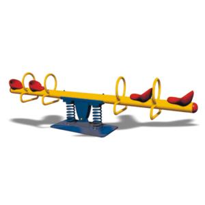 Wonderful seesaw design for kids outdoor green recreation seesaw Cast Iron Seesaw