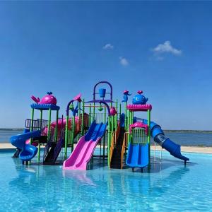 High Quality Plastic Water Aquatic Park Playground Tube Slide Equipment Set for Kids Amusement Resort Use