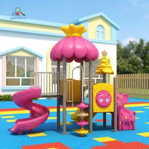 High Quality Educational Preschool Plastic Slide for Home & Outdoor Use Indoor Playground Equipment