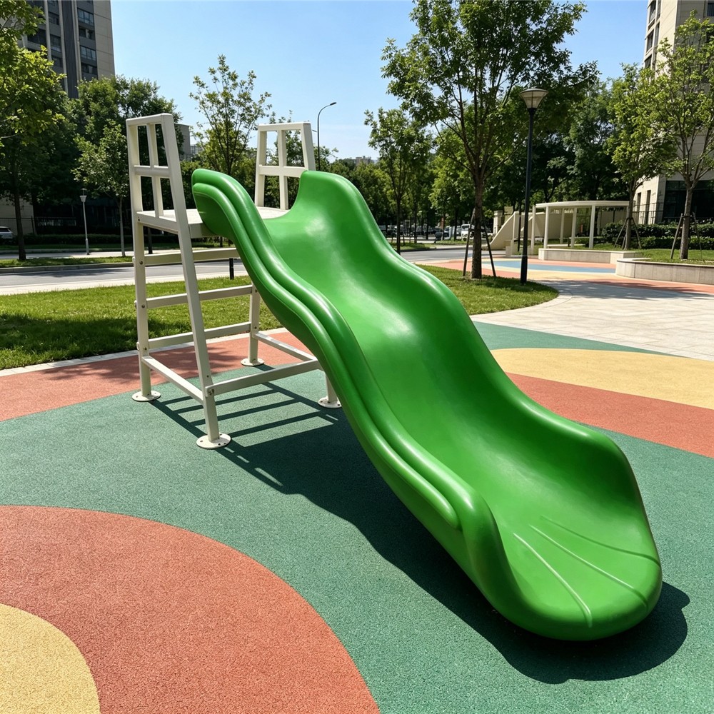Durable Green Plastic Slide Soft Play Outdoor Indoor Bouncy Playhouse Toddler Kids Ball Pit Playground Birthday Party Rentals