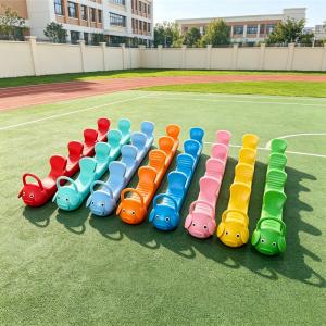 Four Person Cooperation Scooter Balance Board Outdoor Teamwork Game Early Education Physical Training Toy Kindergarten Preschool