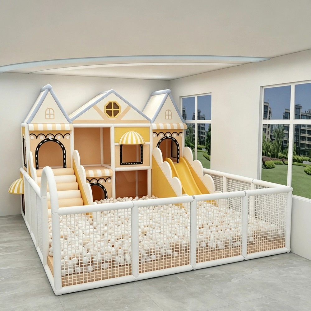 Indoor Soft Playground Equipment Toddlers Kids Play Area Safety Foam Climbing Toys Custom Amusement Park Design