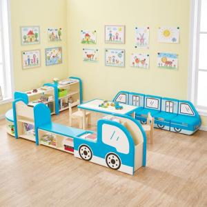 Commercial Pastel Train Soft Play Set Indoor Playground Foam Toys Eco Friendly Toddler Play Area Equipment for Kids