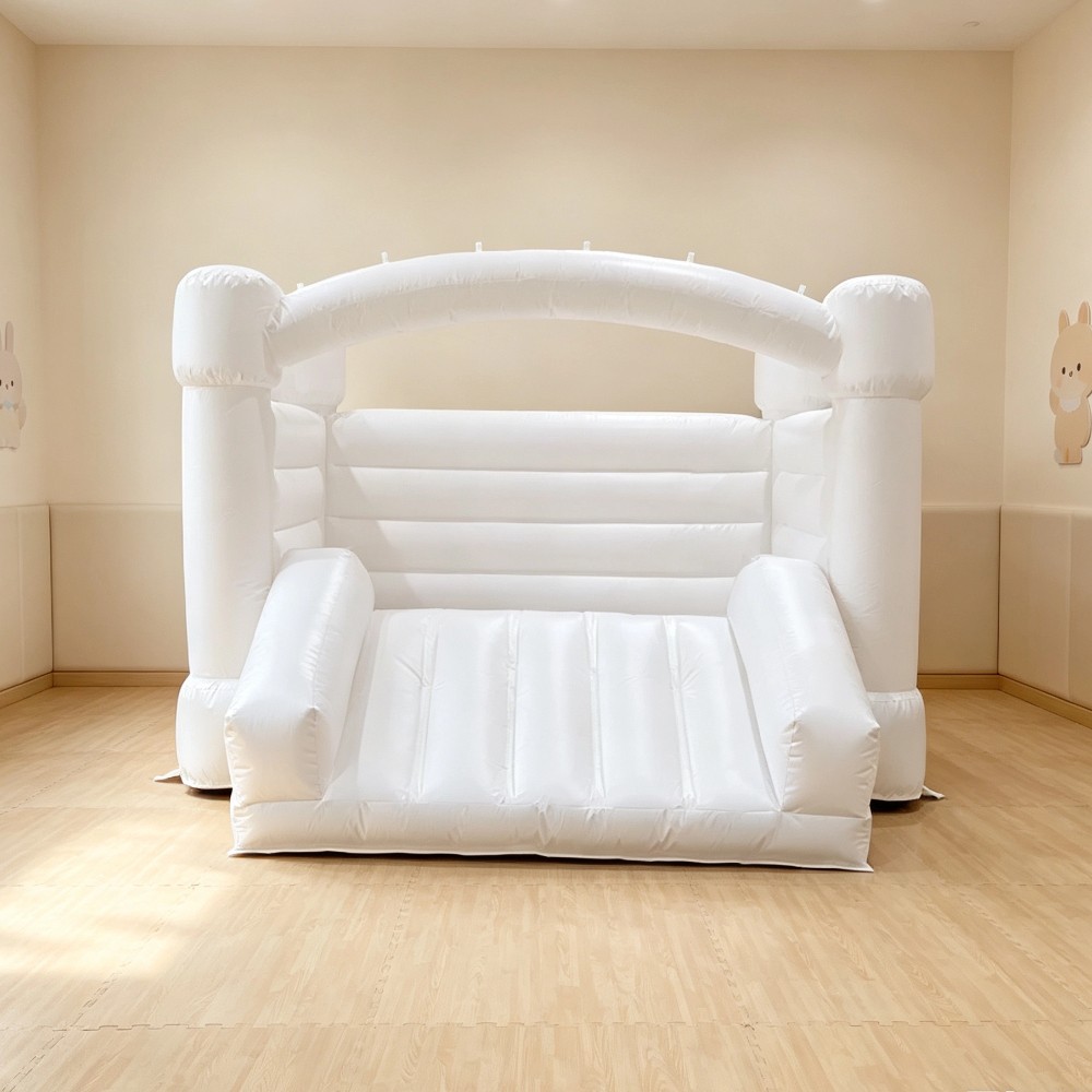 Commercial Home PVC Inflatable Bounce Castle Slide Toddler White Eco-Friendly PVC Use Bounce House Jumper
