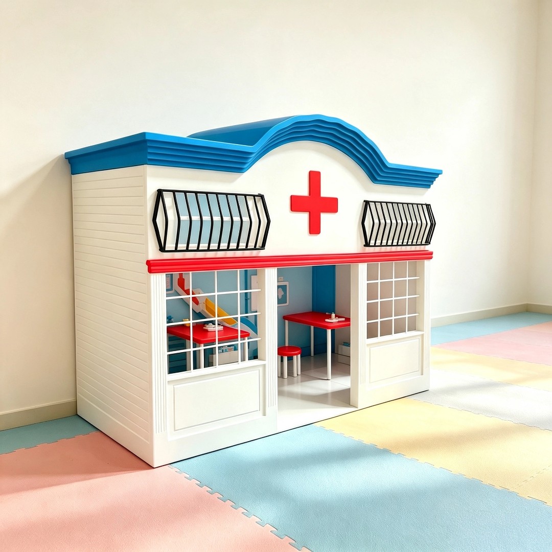Indoor Kids Role Play House Pretend Store Daycare Playhouse Educational Toy Play Center Playground Set