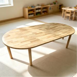 Durable Children's Early Education Wooden Painting and Drawing Learning Craft Table Set for Kindergarten