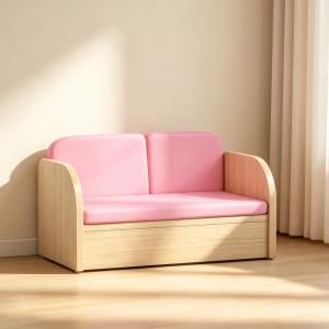 Kids Indoor Soft Seating Set-Kindergarten Daycare Chair Ottoman Sofa Toddler Reading Corner Parents Waiting Area