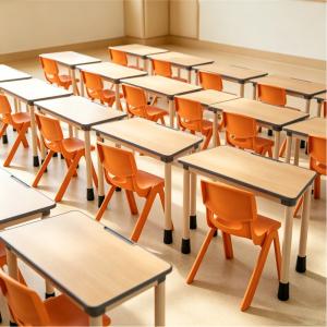 Modern Student Study Desk and Chair Set School & Classroom Combination Furniture for Kids and Teenagers
