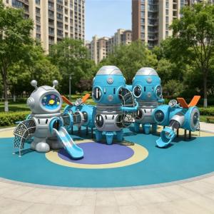 High Quality Wholesale Kids Outdoor Playground Equipment with Climbing Slides for Parks Family Backyards