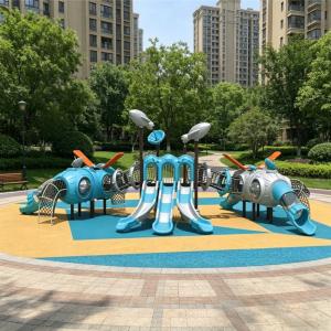 Outdoor Playground Slide Plastic Kids Amusement Equipment Children Plastic Outdoor Slides for Kindergarten Children's Equipment
