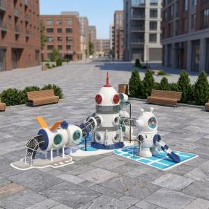 Wholesale Harmony Space Station Series Indoor Kids Soft Playhouse Slide Climber for Preschool & Daycare Playgrounds