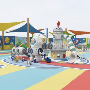 HarmonySpace Station Series Kids Sliding Climbing Soft Playhouse Metal Plastic Construction 500kg Capacity for Kindergarten
