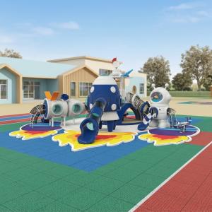 Harmony Space Station Series Indoor Kids Soft Playhouse Slide Climbing Set for Kindergarten Preschool Toddler Playground