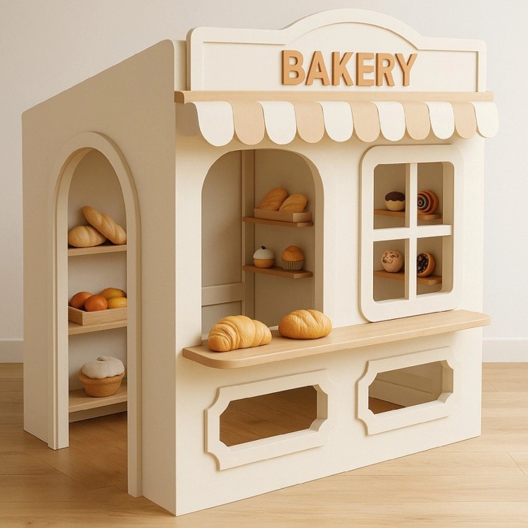 Wholesale Indoor Children Shop Themed Role Play House Providing Safe and Fun Soft Play Activities for Toddlers