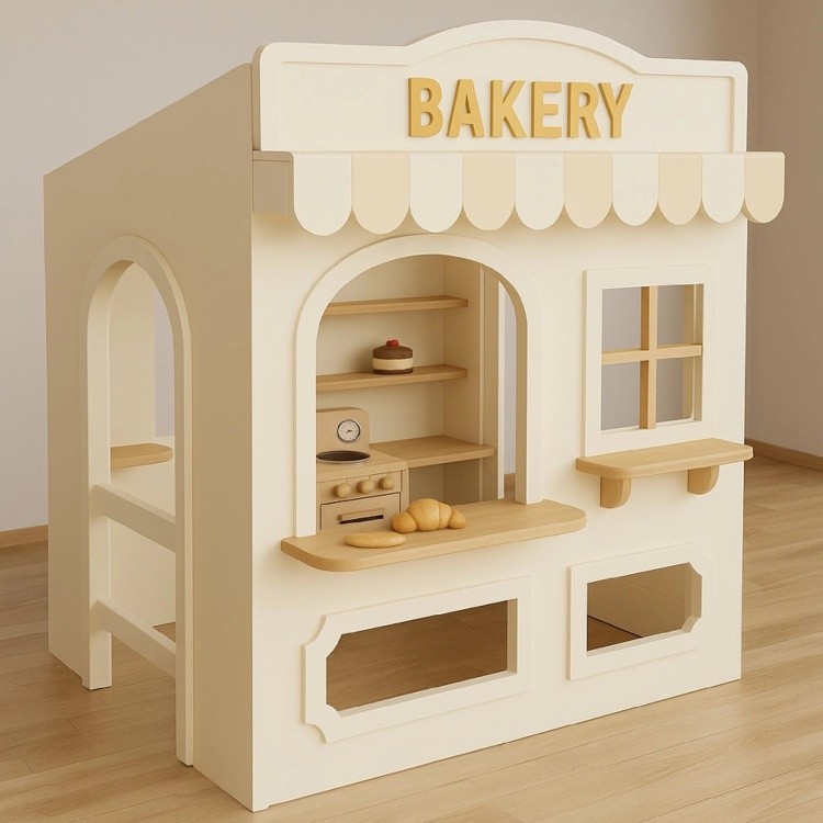 Wholesale Indoor Children Shop Themed Role Play House Providing Safe and Fun Soft Play Activities for Toddlers