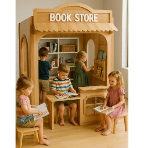 New Design Kid Role Play House Equipment  Innovative Children Role Play Pretend Theme Park Commercial Indoor Playground