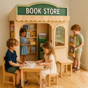 Professional and Customizable Equipment Providing Complete Indoor Role Play House Solution for Toddlers