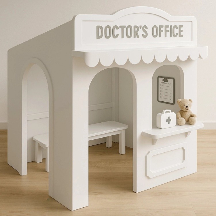 Wholesale Kindergarten Children's Indoor Playground Dollhouse City Parent-Child Scenario Simulation House Career Experience