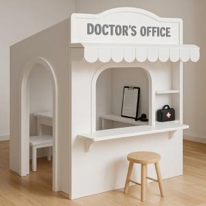 Wooden Role Play House Design Playhouse Infants Play Entertainment Center Indoor Playground Equipment Made In China