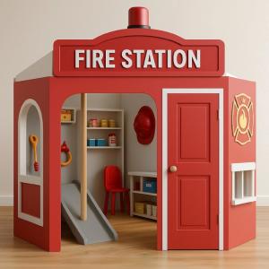 Wholesale Kindergarten Children's Indoor Playground Dollhouse City Parent-Child Scenario Simulation House Career Experience