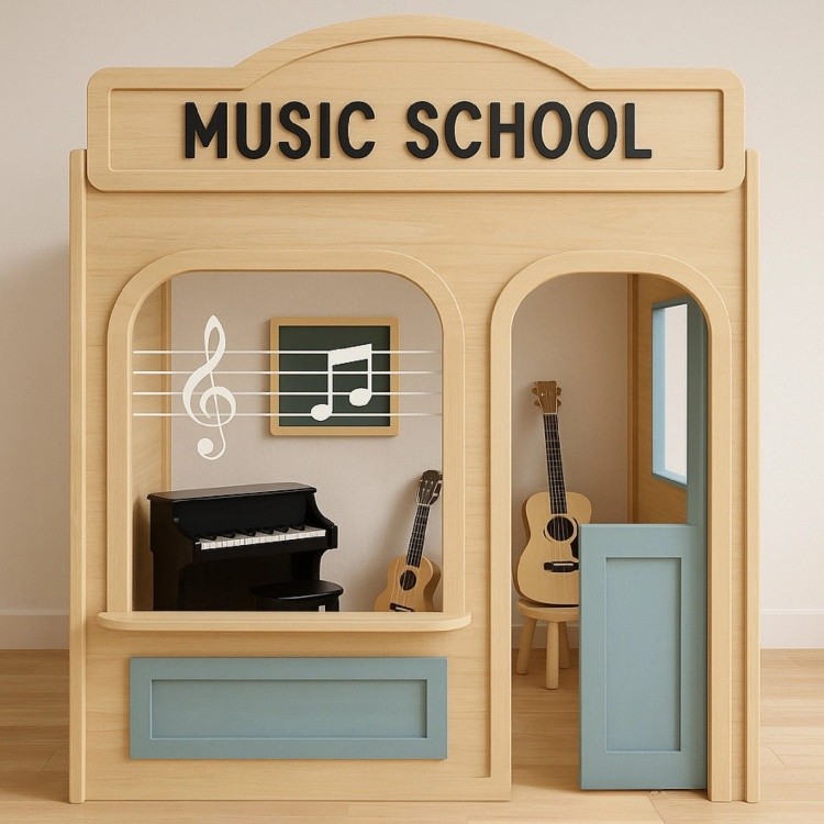 High Quality Wooden Amusement Park Kids Commercial Playground Equipment Indoor Playhouse