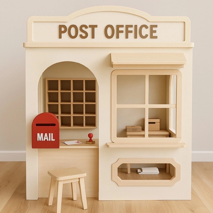 Fashion Soft Indoor Playground Equipment Fire Station Post Office Doctor's Salon Party Play Cafe for Kids Role Play Preschoolers