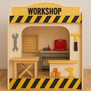 Custom Commercial Kids Pretend City Role Play Shop Sets Children Game House Design Indoor Amusement Playground Equipment