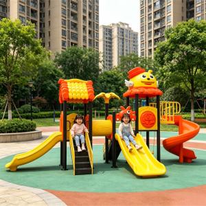 Wholesale Cartoon Theme Park Preschool Playground Equipment Kids Playground Outdoor Equipment for Children