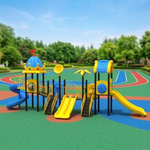 Wholesale LLDPE Plastic Outdoor Playground Colorful Amusement Park Slides Stairs Children Equipment Preschool for Kids