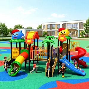 Commercial Outdoor Playground Set Large Slides Safe Kids Play Structures for Preschool Kindergarten School Community Backyard