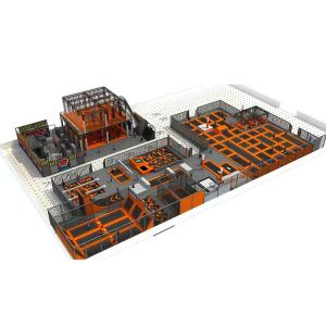 Hot sale Amusement Grand Adventure Parks Indoor Trampoline Park Indoor Trampolines