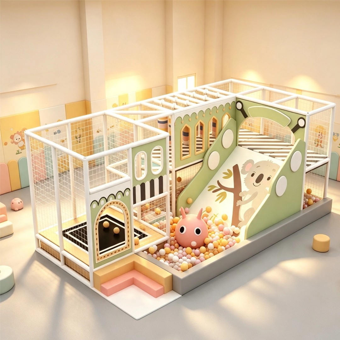 Custom Design Adventure Large Indoor Playground Soft Play Area Kids Trampoline Park Equipment Commercial Toddler Play Center