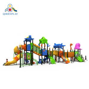 Popular Water Sliders Kids Playground Outdoor Big plastic Slide Sports Equipment