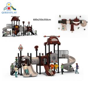 Safety Kids Outdoor Playground Equipment Plastic Small Amusement Kids Slide For Sale