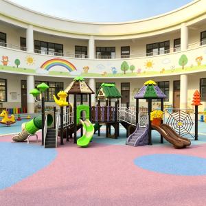 New Design Popular Outdoor Amusement Park Playground Equipment Children Playground Plastic Children Slide for Sale