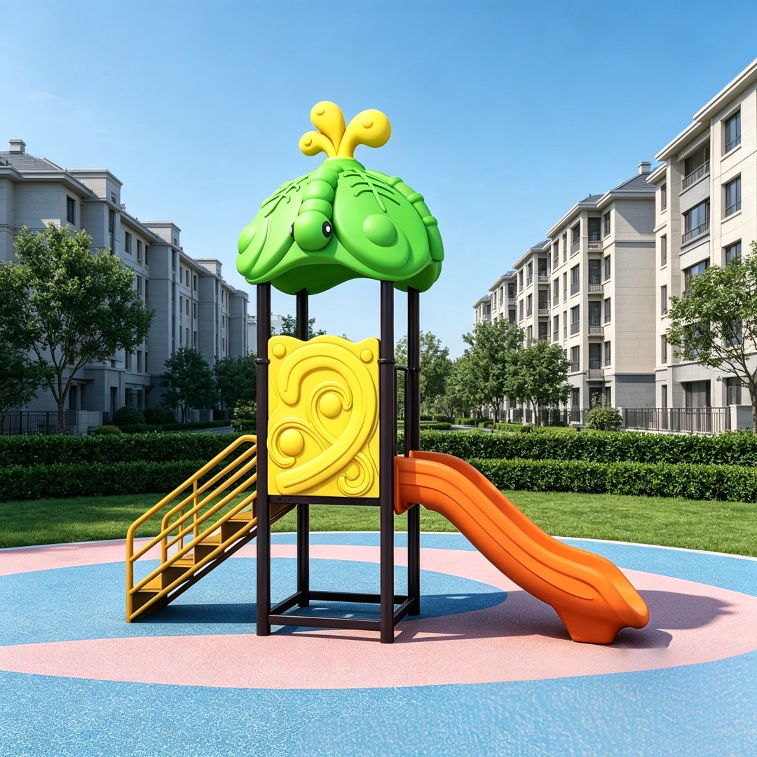 Commercial Grade Outdoor Playground Amusement Children Plastic Slide Play Set for Preschool & Kindergarten Schools Parks Gardens