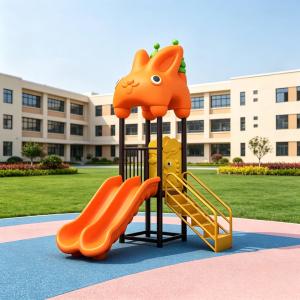 New Design Kids Plastic Slide Set Outdoor Playground Equipment for Toddlers Garden Playhouse Baby Gym
