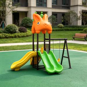 Durable Outdoor Playground Slide Set with Swing-Safe & Fun Design for Schools Kindergartens Parks
