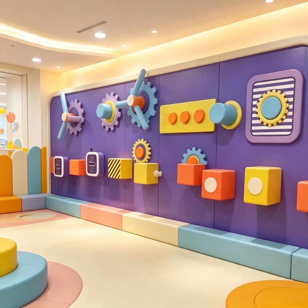 Commercial Indoor Kids Climbing Wall Playground Equipment with Interactive Rock Climber Gym for Play Areas